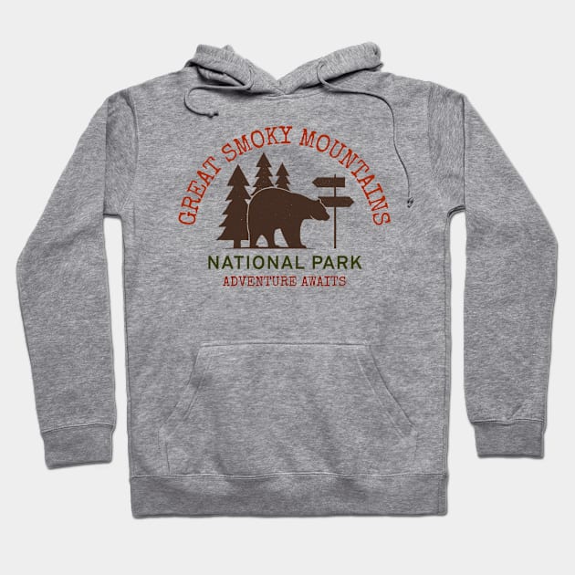 Great Smoky Mountains National Park Hoodie by Mountain Morning Graphics